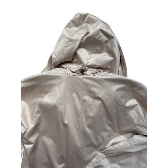 Calvin Klein Women’s Beige Trench Coat Size 8 | Detachable Hood | Lined - Picture 7 of 7